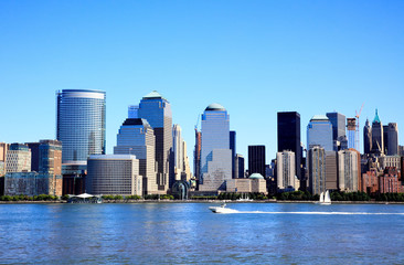 Fototapeta na wymiar The Lower Manhattan Skylines