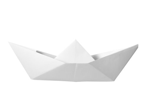 paper boat childhood float toy