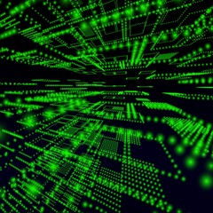 abstract green matrix background