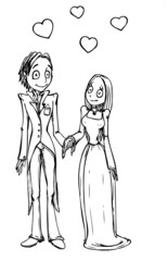 Hochzeit, heiraten, Paar, glücklich, Ehe, Ehepartner