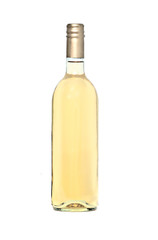 Wine bottle isolated on white background