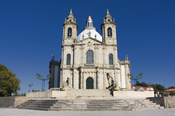 Obraz premium Basilic of Sameiro Braga, in the north of Portugal