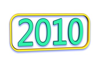 2010 vert cadre jaune