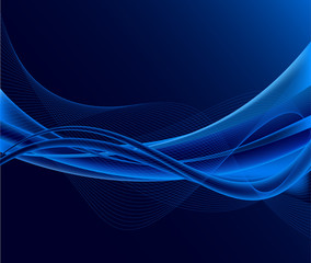 Abstract blue background vector