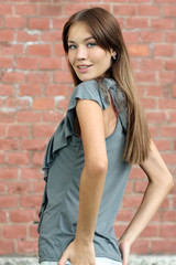 Fashion portrait of a professional model