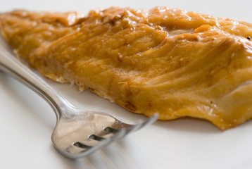 A fillet of smoked mackerel