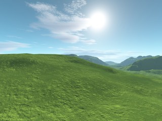 Grüne Landschaft