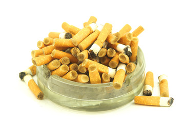 It is a lot of stubs in ashtray