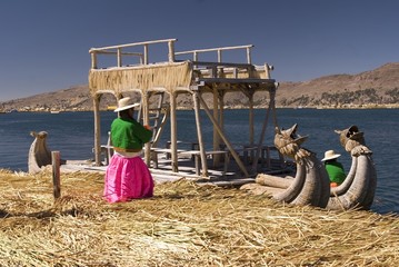 Uros islands (Titicaca Lake) - Peru