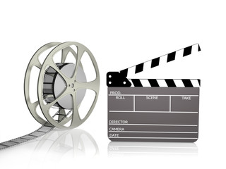 Film Reel with Clapper