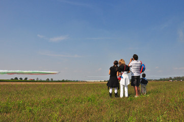 Famiglia all'evento