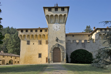 Fototapeta na wymiar Toskania Villa Medici Cafaggiolo 1