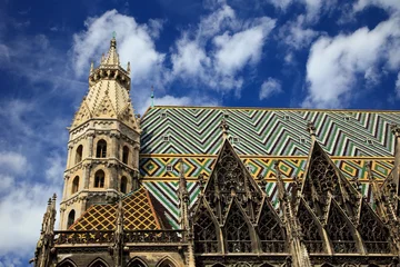 Zelfklevend Fotobehang St. Stephan cathedral in Vienna, Austria, 2009 © sborisov