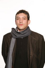 Obraz premium portrait homme in studio, white background