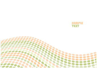 Abstract hex waves vector background with copyspace for your tex