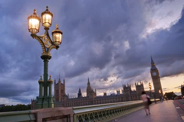 Foto op Canvas Big Ben and the Houses of Parliament © Janis Lacis