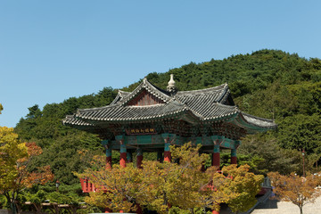 Fototapeta na wymiar Tempel in Korea