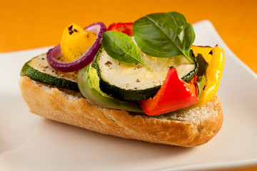 Healthy vegetarian sandwich