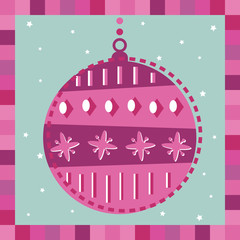 pink decoration greeting card