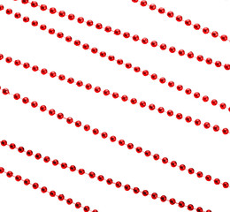 christmas decoration hanging on white background