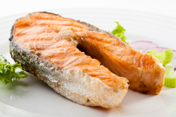 Fish dish - grilled salmon