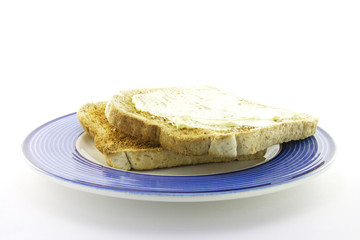Toast on a Plate