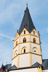 Fototapeta na wymiar Wieża kościoła św Wawrzyńca