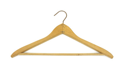 Vintage wood coat hanger