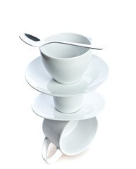 coffee cup on white