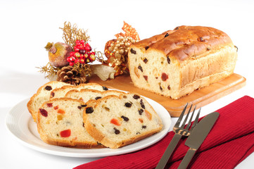 Panettone. Sweet bread.