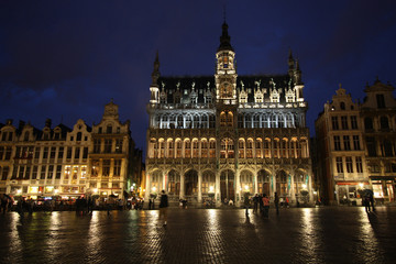 Fototapeta na wymiar Grand Place w Brukseli, Belgia