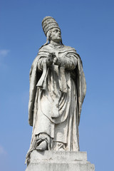 Pope Paul II on Prato della Valle in Padua, Italy