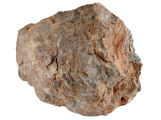 Large rock stone isolated on a white background. © Sharpshot