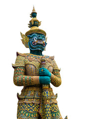 Thai guardian statue