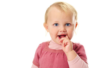 cute happy little girl