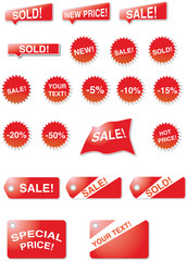 Sale stickers