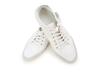 Short shoes isolated on the white background