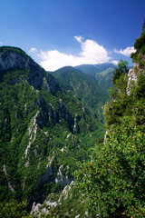 Fototapeta na wymiar Greckie góry