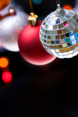 New year decoration on background