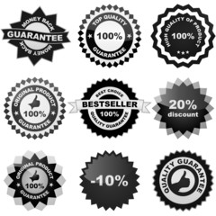 Set of design elements for sale.