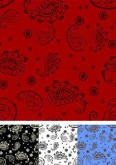 Seamless paisley pattern