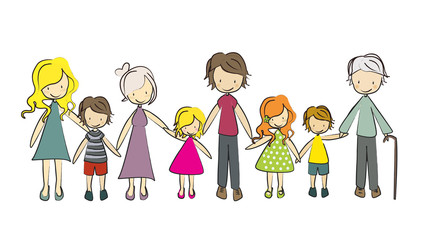 collection famille intergenerationnelle