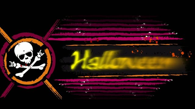 Halloween animation background