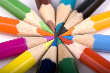 Coloured pencils
