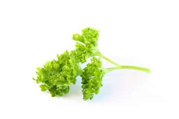 Isolated parsley