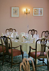 In the restaurant