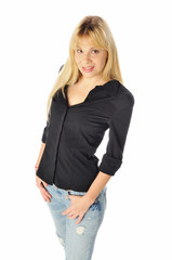 Fototapeta premium attractive blond