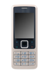 Business mobile phone (isolated)