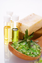 Sea salt with rosemary and organic oil