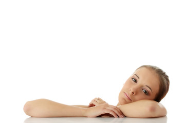 Portrait of a beautiful woman